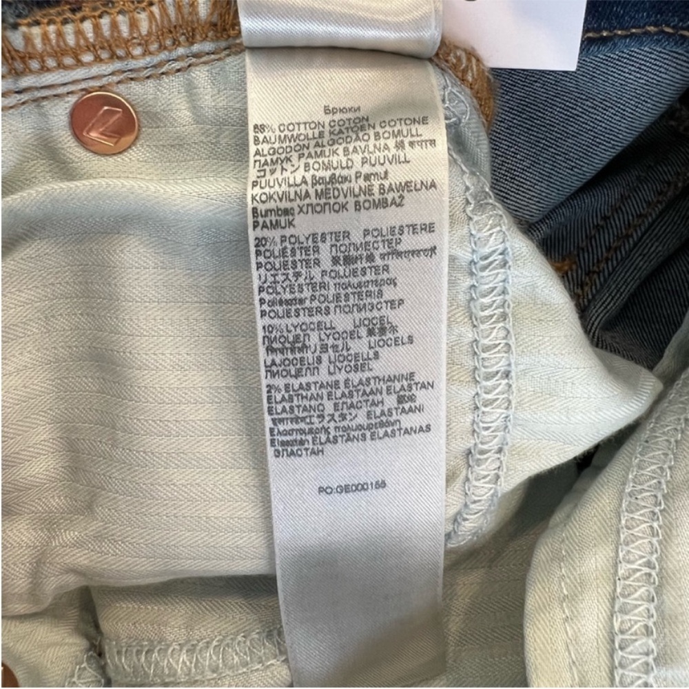 7 For All Mankind Dojo Original Jeans Trouser NWT Size 25 7FAMK Golden pockets - Picture 13 of 15